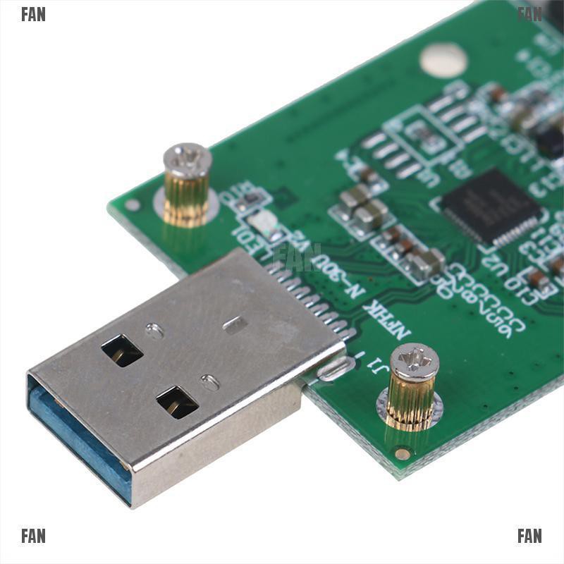 Thẻ Chuyển Đổi Usb 3.0 Mini Sang Pcie Msata Ssd Chuyên Dụng