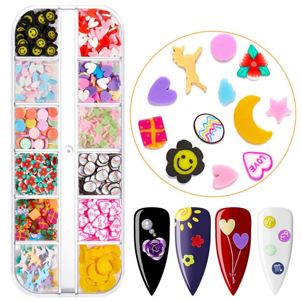 .Miếng Dán Trang Trí Móng Tay Hình Đôi Môi Đỏ Độc Đáo