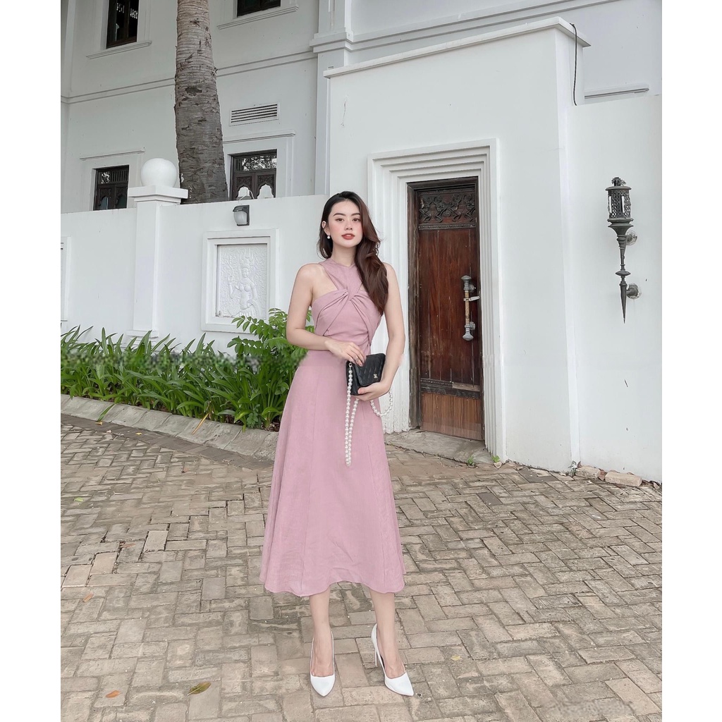 Đầm WAYO dự tiệc 2 màu trắng đen sang trọng