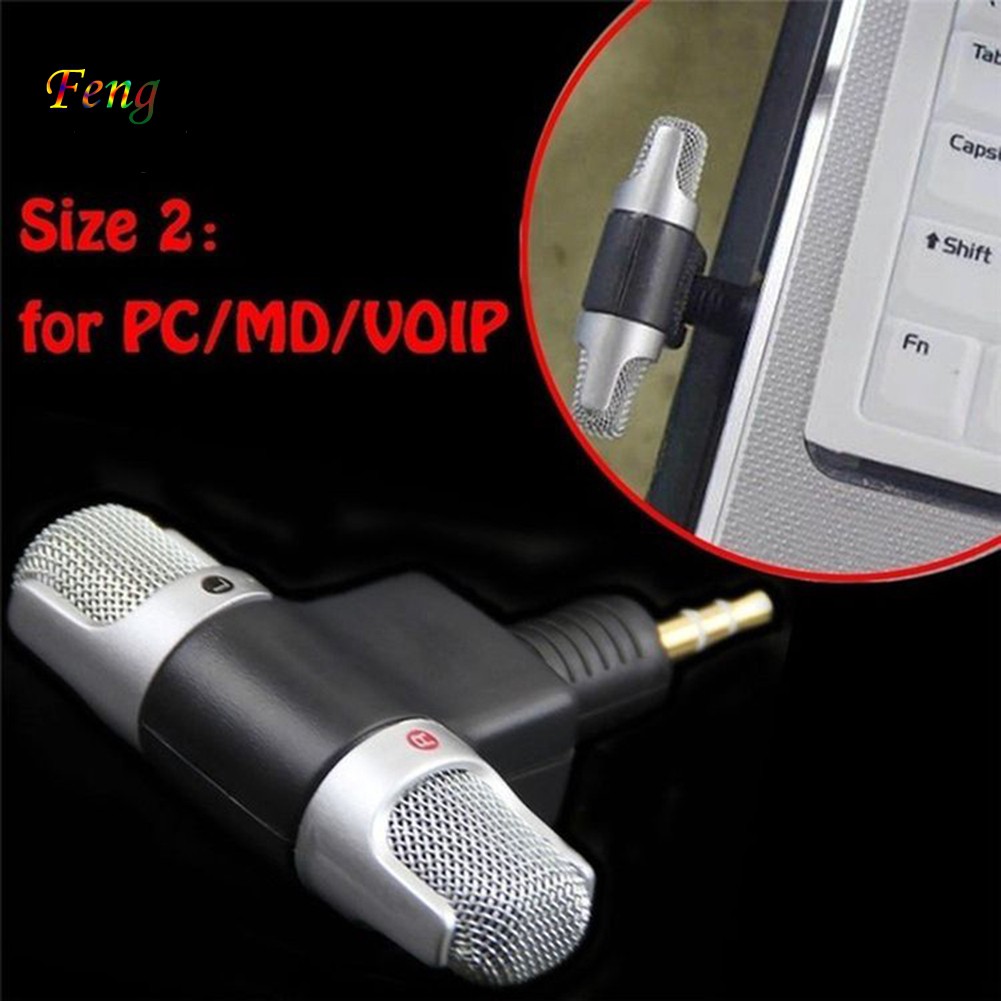 Microphone ghi âm mini 3.2mm cho điện thoại laptop pc