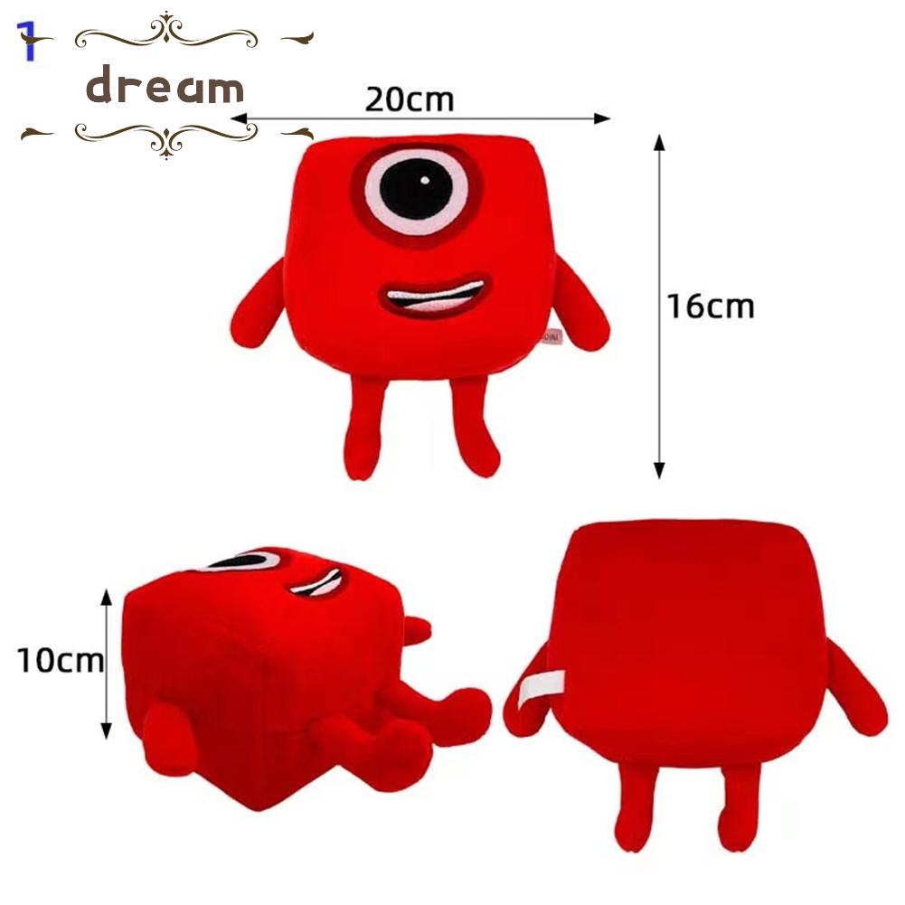 【DREAMLIFE】15-30cm Numberblocks Plush Doll Educational Stuffed Number Blocks Toys Kids Gift Toys Kids Gift 1-10 Cute Plush Toy