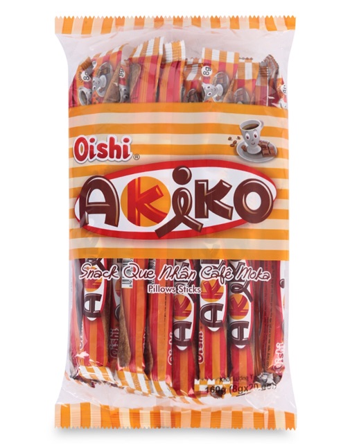 Thùng 10 Bịch * 20 Que Snack Akiko 6 Vị Tự Trọn