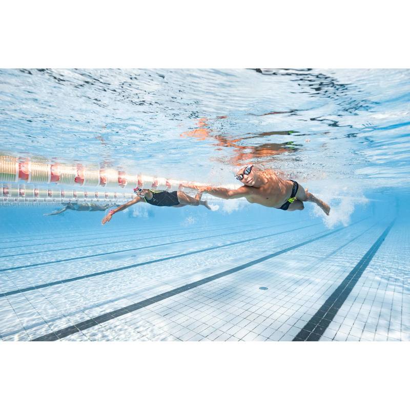 Đồ bơi một mảnh kháng clo Decathlon NABAIJI Kamiye cho bé gái - Xanh dương/ Xanh lá cây size 8 Tuổi
