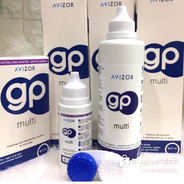 Dung dịch tẩy rửa kính áp tròng AVIZOR GP MULTI 240ml