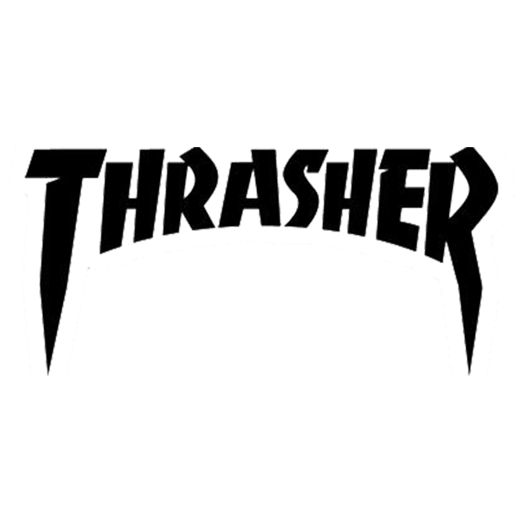 - Logo Thrasher in trực tiếp lên vải bằng bàn ủi, bàn là