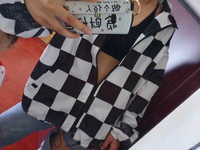 [Order] Áo khoác dù caro đen trắng ulzzang | BigBuy360 - bigbuy360.vn