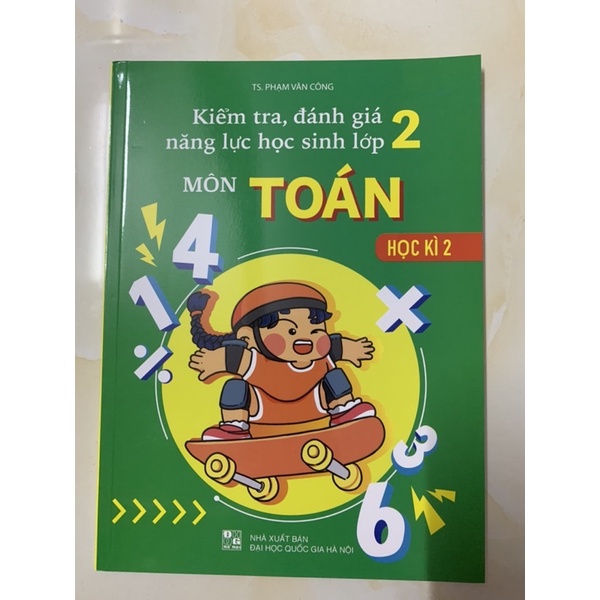 Vở kiểm tra, đánh giá năng lực học sinh lớp 2 toán