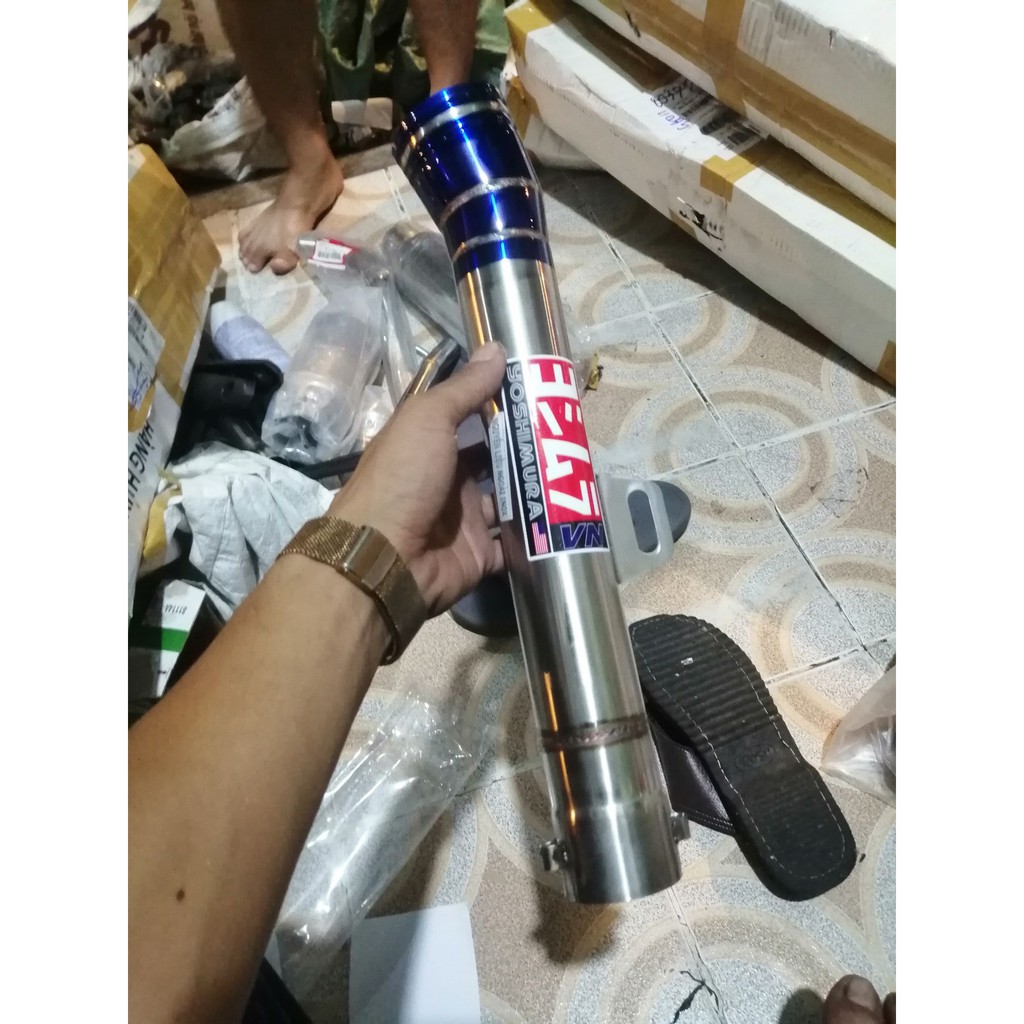 Pô xe máy dành cho các loại xe chất liệu inox không nỉ