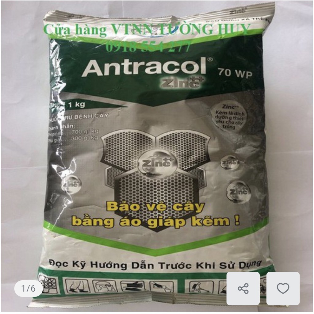 Thuốc Trừ Bệnh Cây Trồng ANTRACOL 1kg