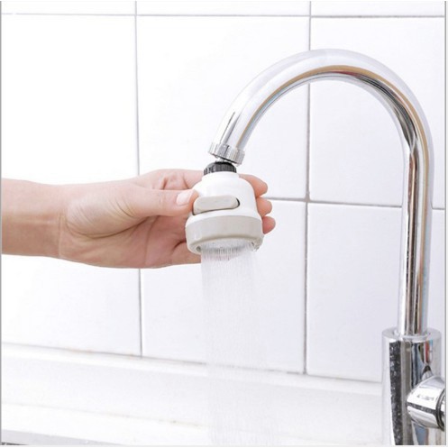 Vòi Tăng Áp FreeShip Đầu Vòi Tăng Áp Điều Hướng Xoay 360 Độ Với 3 Chế Độ Nước