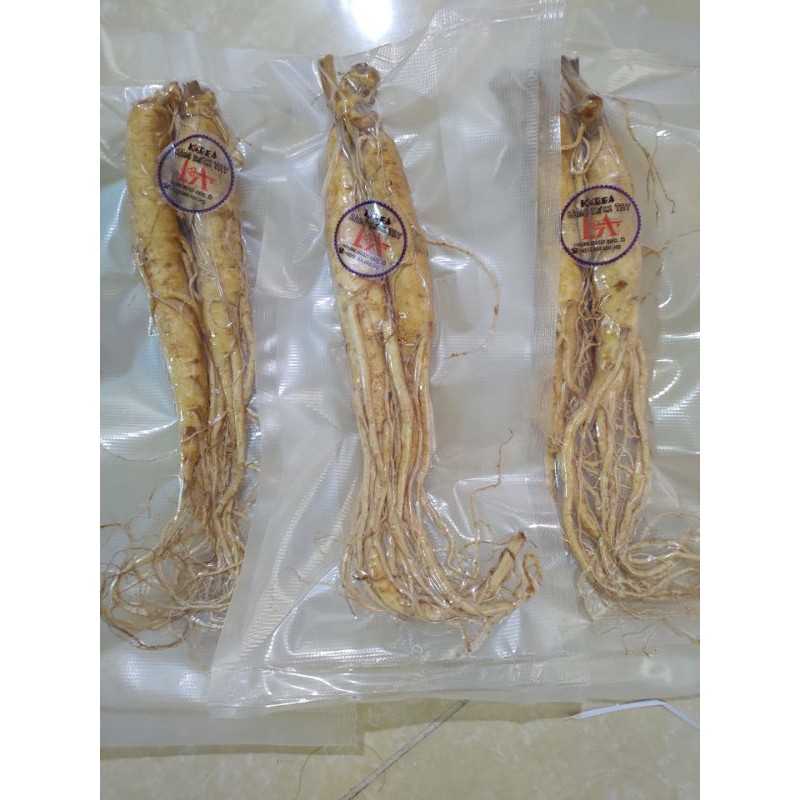 Nhân sâm Hàn Quốc 2 củ/250k (Hình thật) size sâm 24 củ/1kg