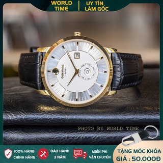 Đồng Hồ Nam Sunrise 1115SA , Chính Hãng Full Box , Kính Sapphire Chống Xước , Chống Nước , Dây Da Cao Cấp