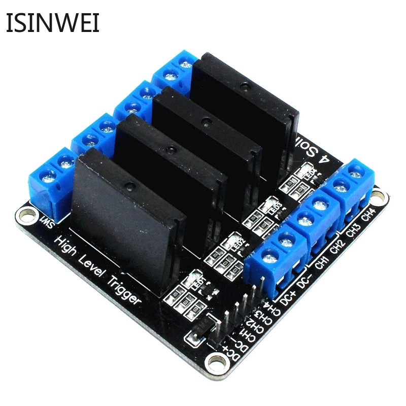 Mô-đun rơ-le trạng thái rắn 4 kênh 5V DC 160MA