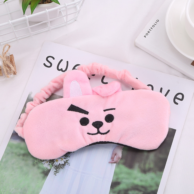 Bịt mắt ngủ họa tiết thú bông đáng yêu