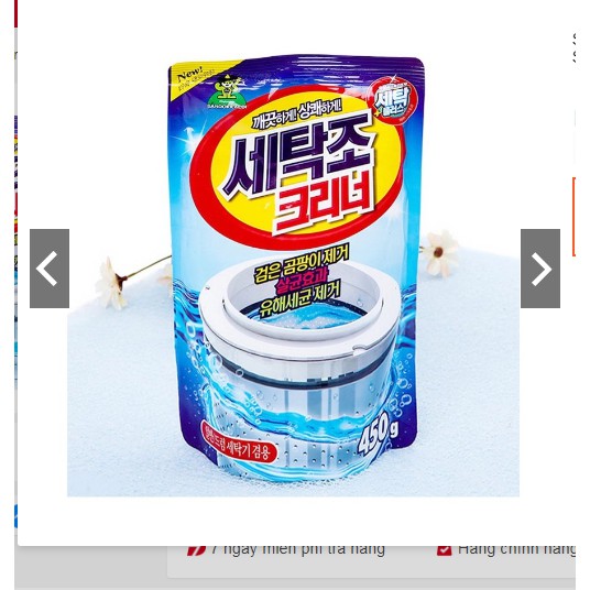 combo 10 túi tẩy lồng máy giặt