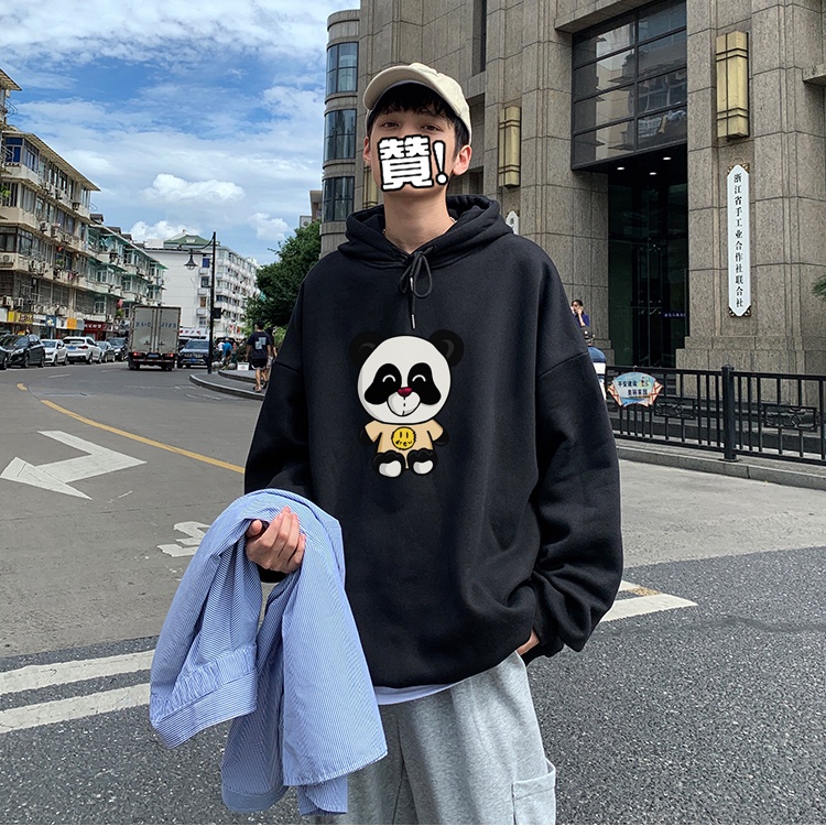 Hoodie Nỉ Bông Nam Nữ Form Rộng In Hình 2s Clothing, Áo Hoodie Nỉ Mũ Rộng In Hình Panda 2s Clothing TV5026
