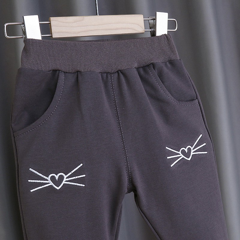 Set Áo Thun Tay Dài &amp; Quần Dài Cho Bé Gái