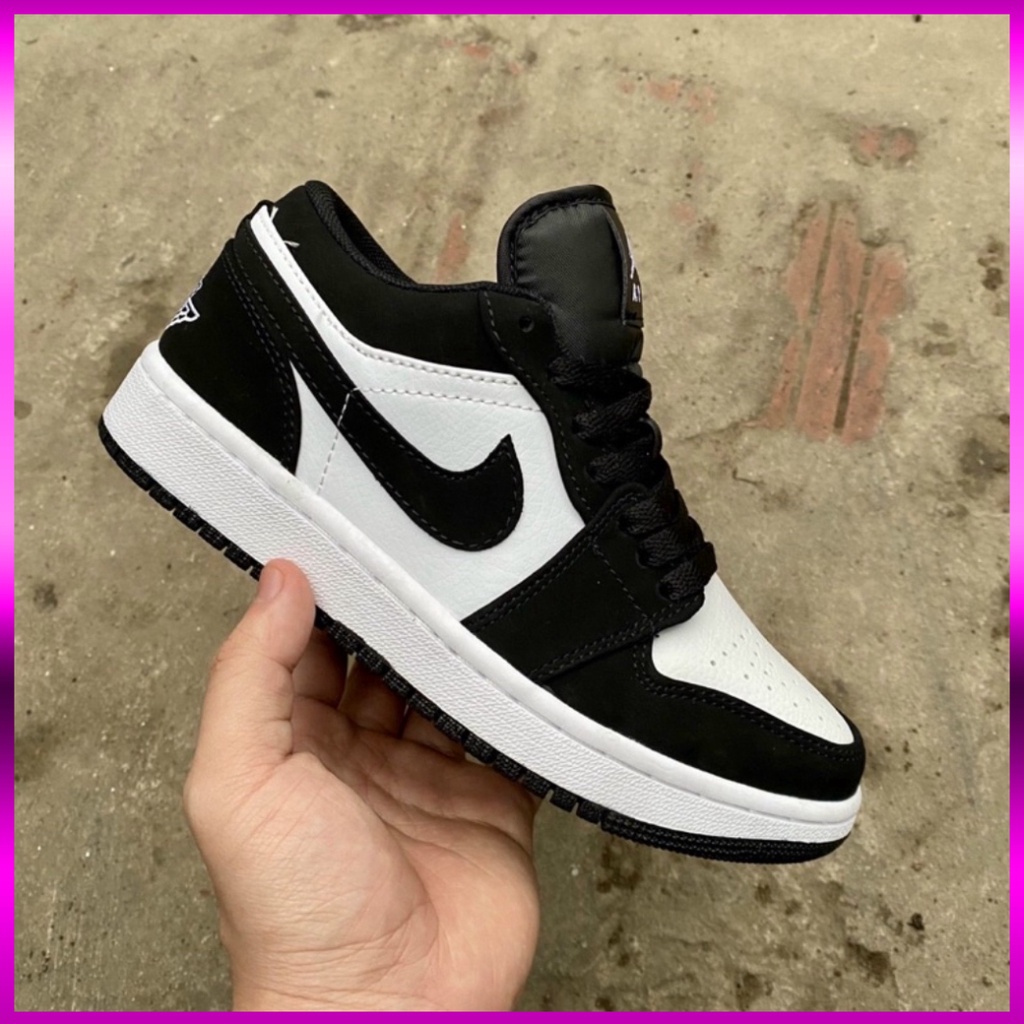 [FREE SHIP] [ Fullbox + Bill ] GIÀY JD Pan.da ĐEN TRẮNG THẤP NAM NỮ