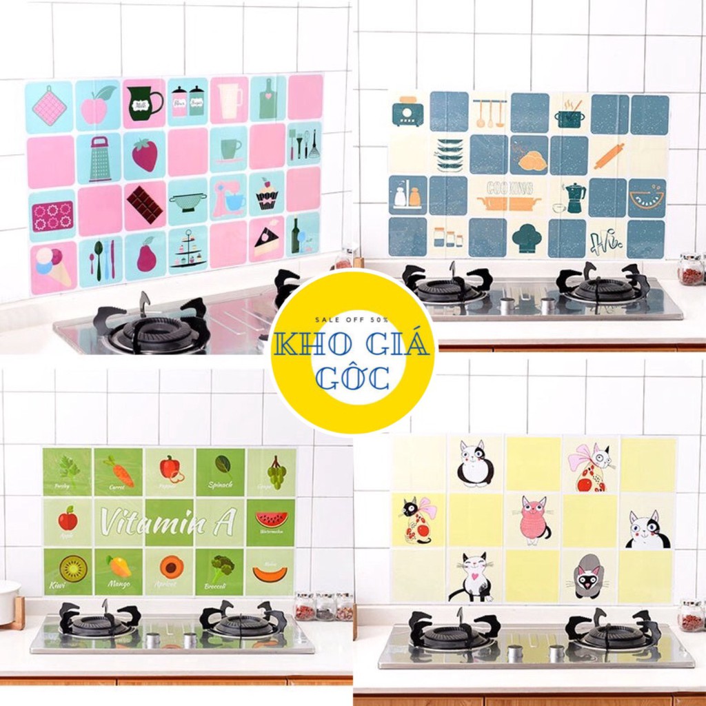 Giấy Dán Tường Bếp Chịu Nhiệt Chống Nước
