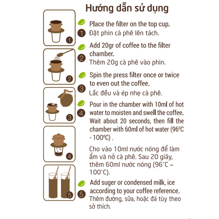 Cafe Nguyên Chất Rang Xay Hello 5 Coffee ORIGINAL - Gói 250g - Thơm ngon đậm đà | BigBuy360 - bigbuy360.vn
