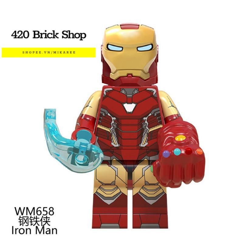 Non Lego - Minifigures Nhân Vật Iron Man MK85 WM658