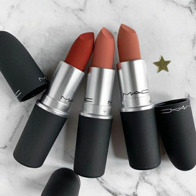 SON THỎI MAC POWDER KISS - MATTE CÁC DÒNG