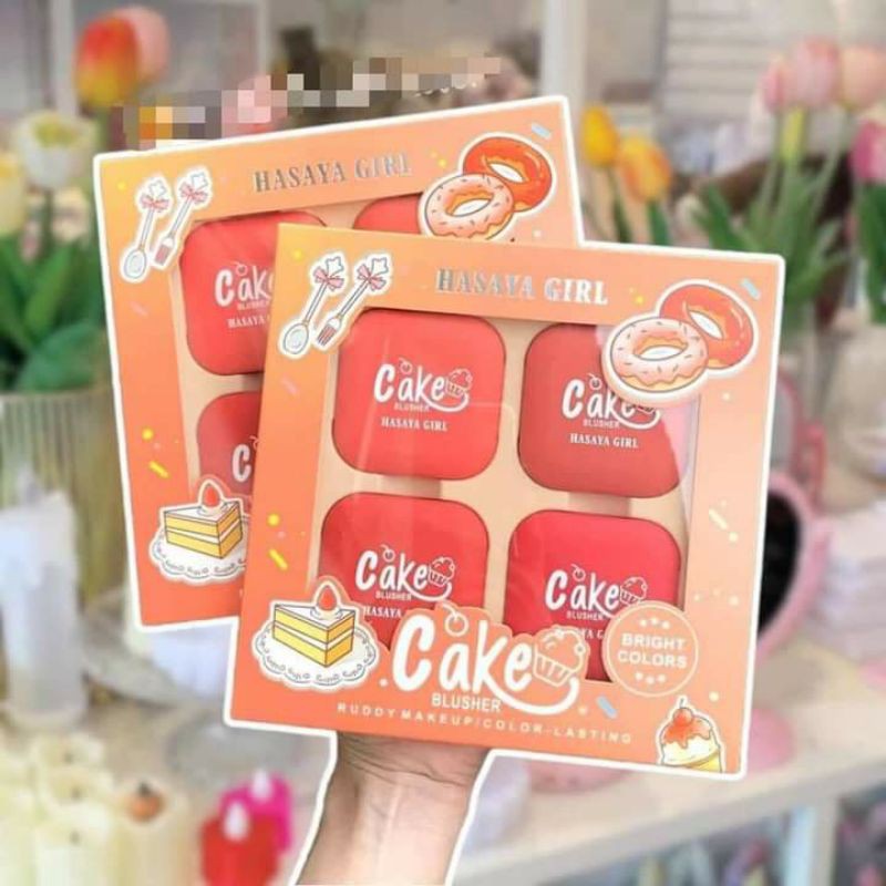 💮[HÀNG MỚI SET 4 MÁ HỒNG HASAYA GIRL CAKE BLUSHER THÁI LAN SIÊU XỊN 💮