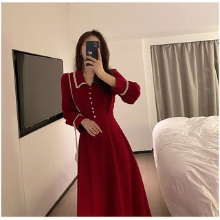 Váy Dài Dáng Xòe Phong Cách Vintage