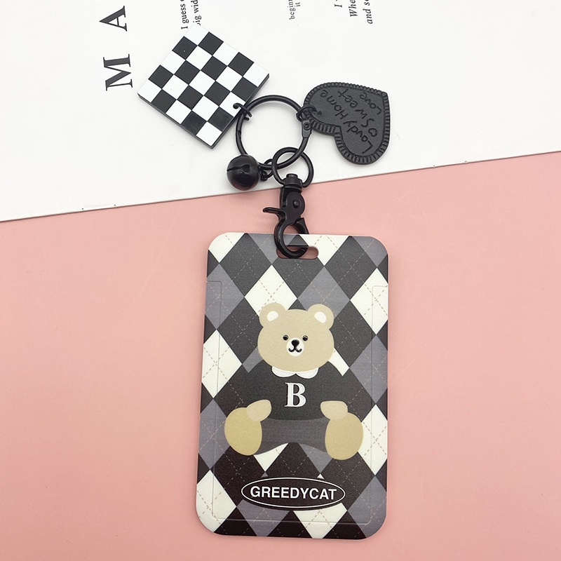 Vỏ Đựng Thẻ ID Có Dây Đeo Phong Cách Ins Cho Học Sinh Ốp