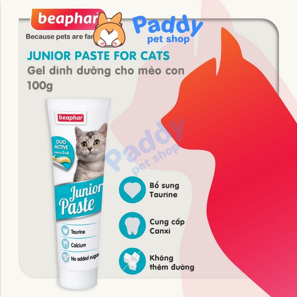 Gel Dinh Dưỡng Vitamin Beaphar Cho Chó Mèo 100g (Nhập khẩu Hà Lan)