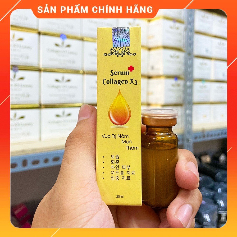 Serum Collagen X3 Tinh Chất Dưỡng Xóa Thâm Nám Serum căng bóng X3 Mỹ Phẩm Đông Anh