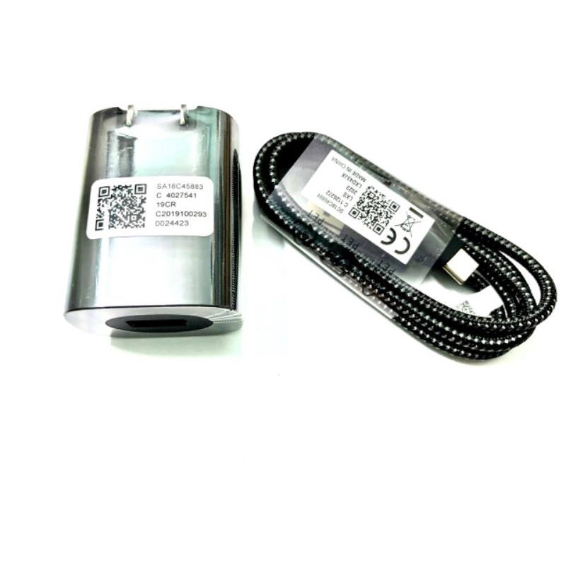 Bộ Sạc Nhanh Motorola 18W kèm jack chuyển tai nghe