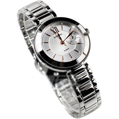 Đồng hồ Casio Sheen cao cấp dành cho nữ SHE-3050, dây kim loại