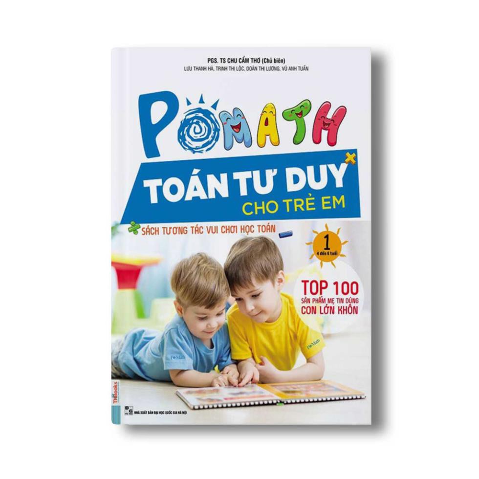 Sách - Pomath - Toán tư duy cho trẻ em 4-6 tuổi (tập 1)