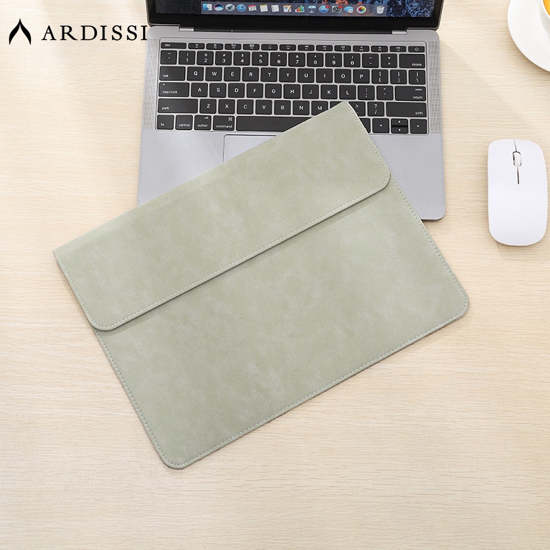 Túi da pu ARDISSI đựng laptop chống thấm nước thích hợp cho MacBook Air 11 12 13.3 15.4 Inch Pro 13 14 15 16