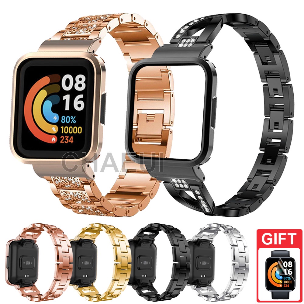 Dây Đeo Inox Cho Đồng Hồ Thông Minh Redmi Watch 3 2 Lite / Poco Watch