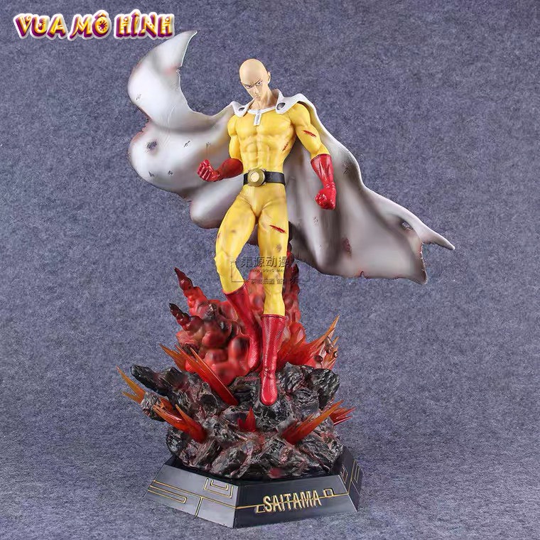 Mô hình ONE PUNCH MAN - Mô hình nhân vật Saitama trạng thái chiến đấu cực chất cao 40cm