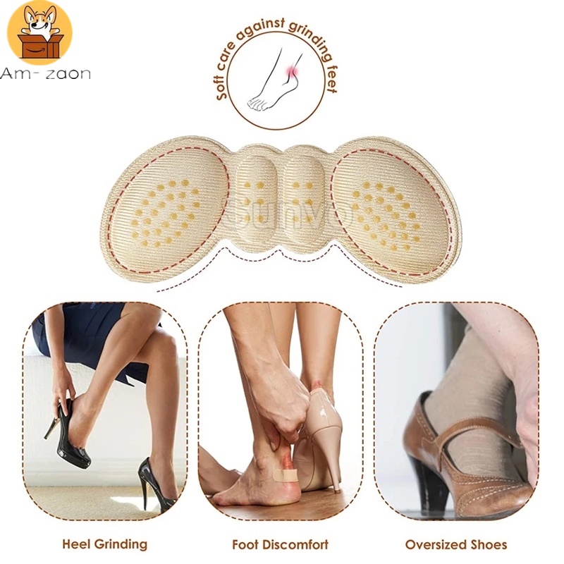 Miếng Lót Giày Cao Gót Giảm Đau Có Thể Điều Chỉnh Kích Cỡ Dành Cho Nữ