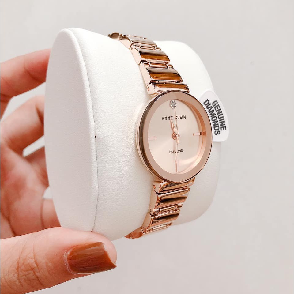 Đồng hồ nữ Anne Klein AK/2434RGRG màu vàng hồng