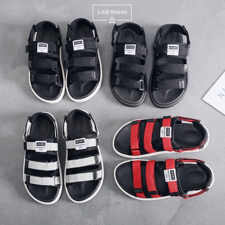 Dép sandal nam phong cách Unisex LAH STORES. Vải bố siêu chắc chắn. Quai hậu rời siêu chất. DSNAM03