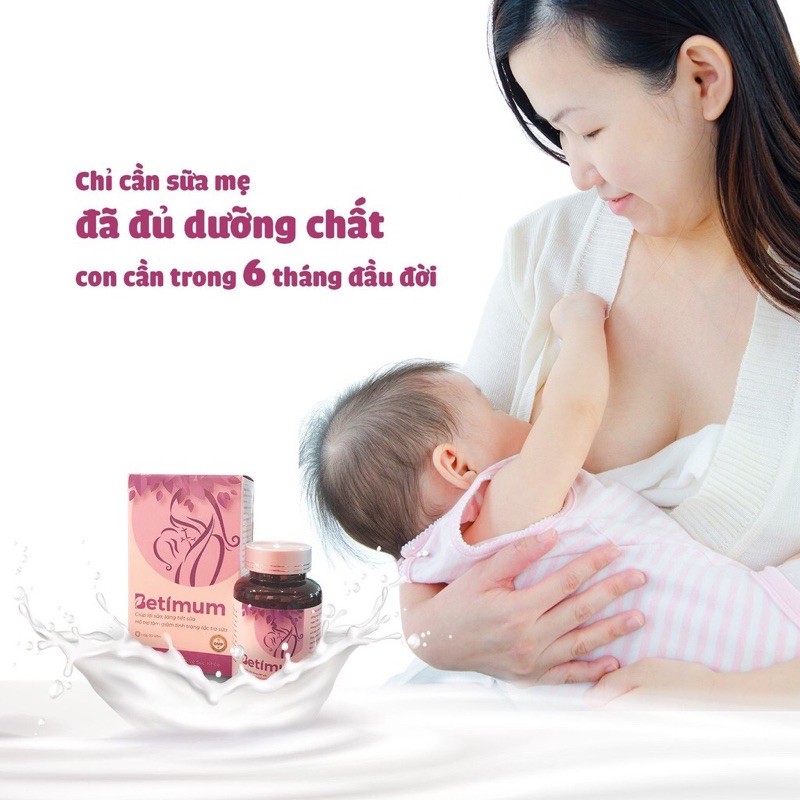 Lợi Sữa Betimum - Gọi Sữa Về Tràn Trề sau 3 - 5 ngày