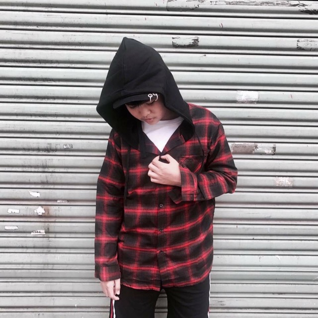 Áo flannel có nón | BigBuy360 - bigbuy360.vn