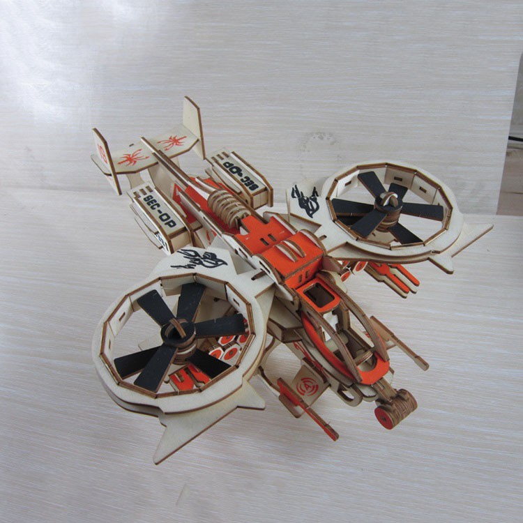 Đồ chơi lắp ráp gỗ 3D Mô hình Máy bay Bọ Cạp Scorpion Fighter
