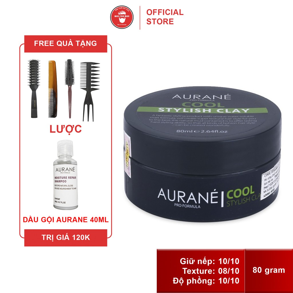 Sáp vuốt tóc Aurane Cool Stylish Clay