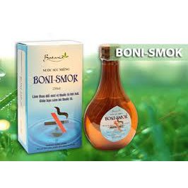 Nước Súc Miệng BONI-SMOK - GIÚP BẠN SỚM BỎ THUỐC LÁ