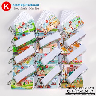COMBO trọn bộ KatchUp Flashcard 3000 từ tiếng Anh - Best Quality (C04B)