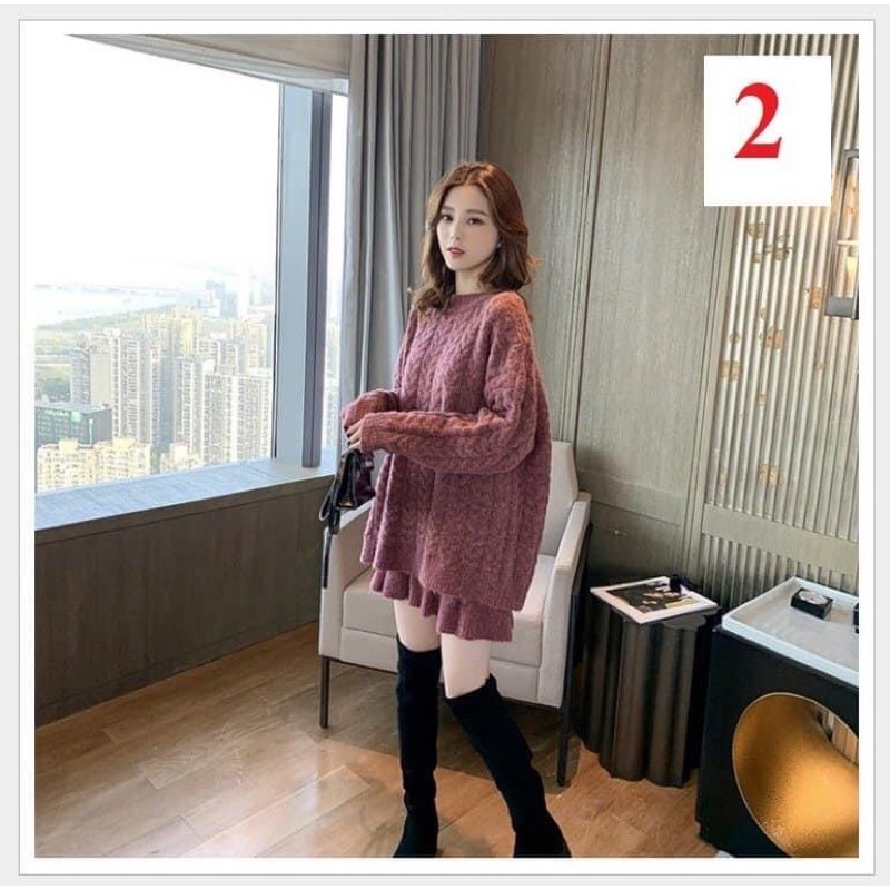 Sét váy len lông cừu