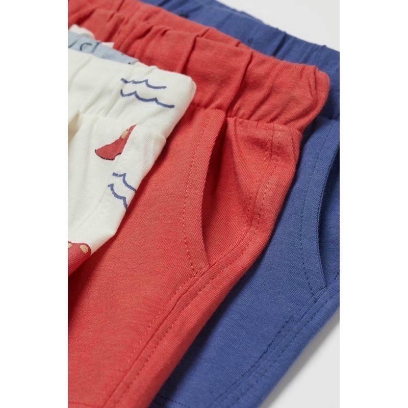 KÈM ẢNH THẬTSET 3 QUẦN COTTON CHO BÉ