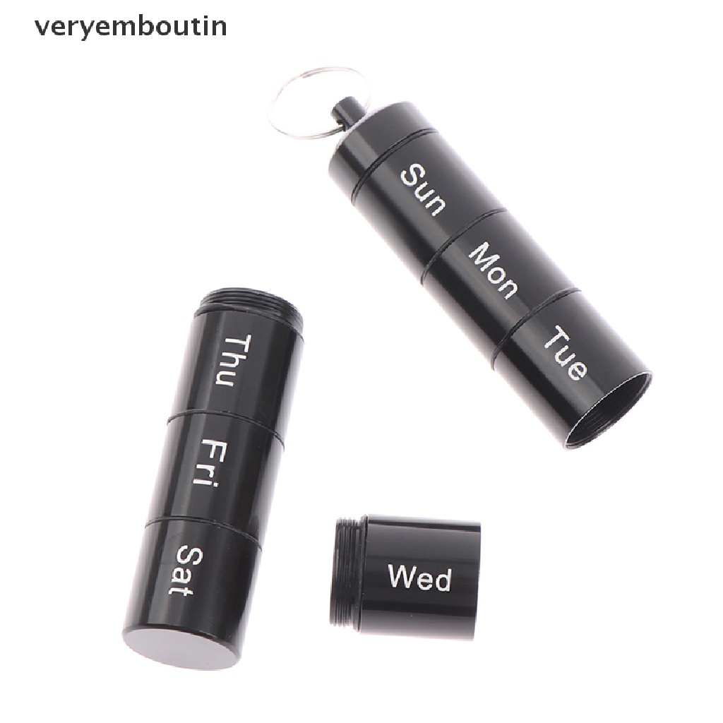 [Hàng mới về] Hộp đựng thuốc chống thấm 7 ngăn tiện lợi