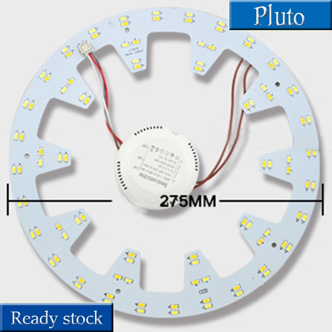 Bo mạch nhôm đèn LED gắn trần nhà 96 bóng đường kính 10.82in 24W 5730 SMD 3 chế độ sáng